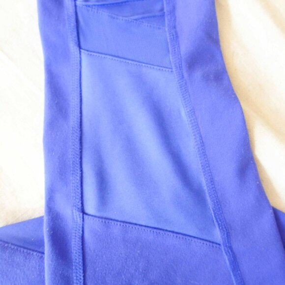 Alo Women XXS 7/8 High-Waist Moto Legging in Sapphire Blue - Picture 10 of 12